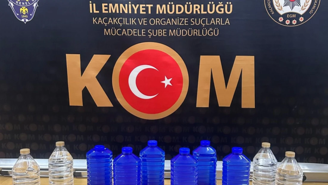 25 Litre Etil Alkol Ele Geçirildi