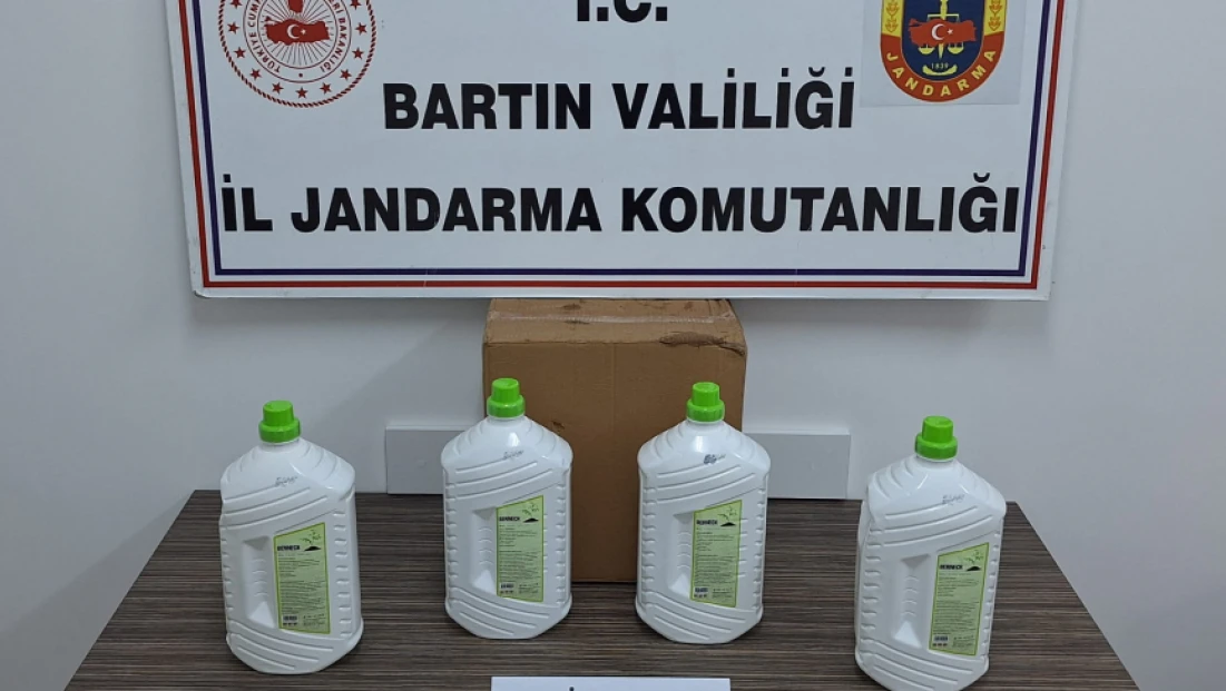 Amasra’da Kaçak Alkol Operasyonu