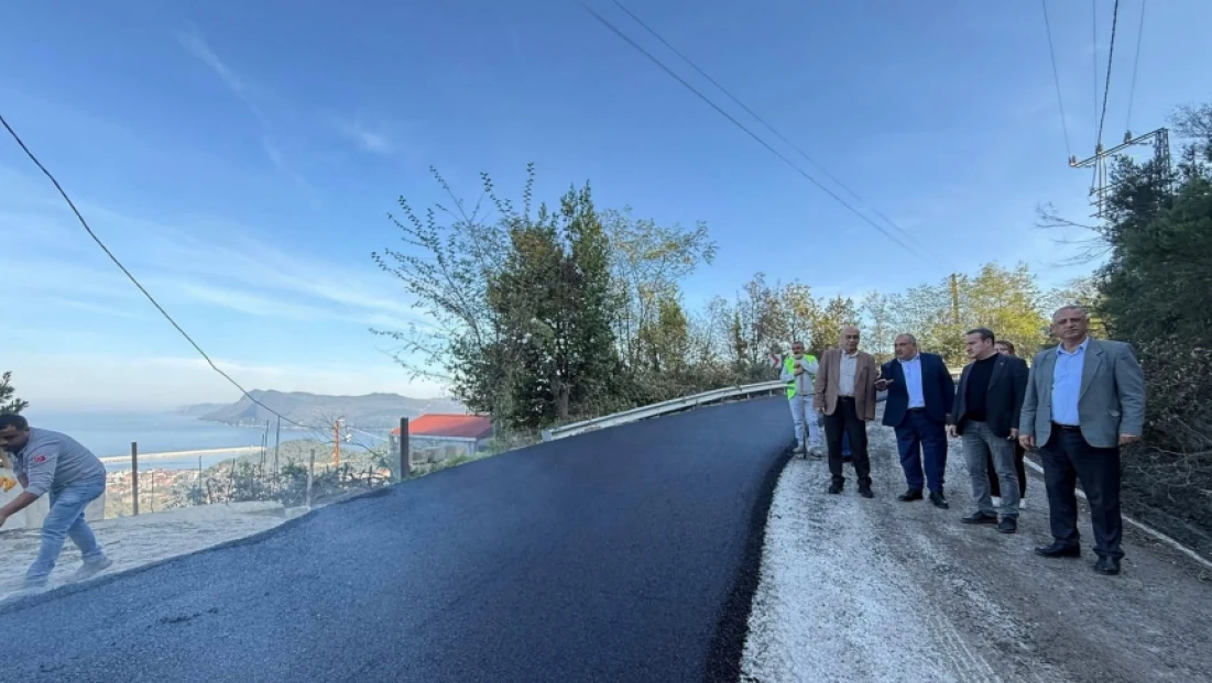 Amasra Yolunda Asfalt Çalışmaları Tamamlandı
