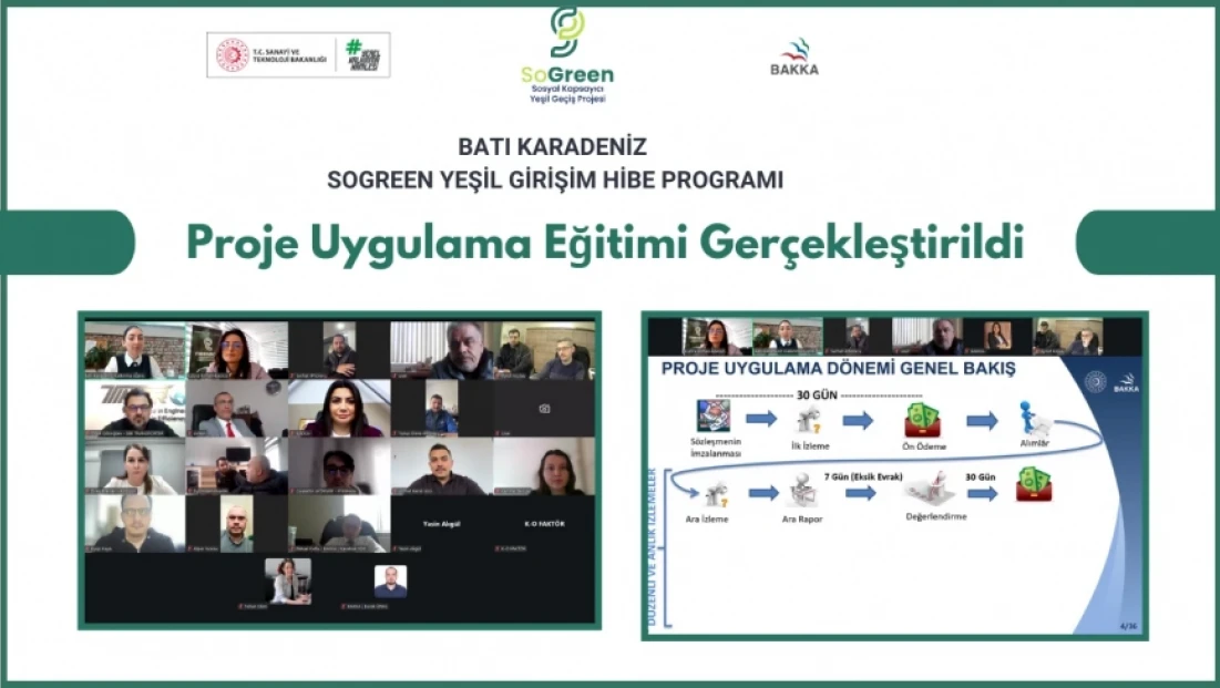 BAKKA’dan Yeşil Girişimcilere Proje Uygulama Eğitimi