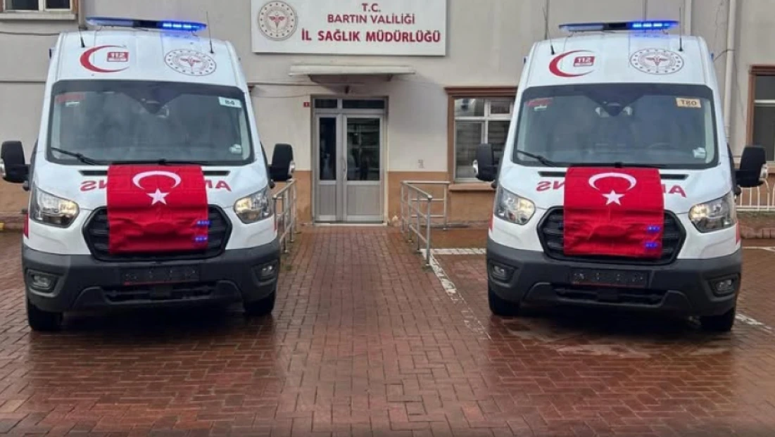 Bartın’a Sağlık Bakanlığından 2 Yeni Ambulans