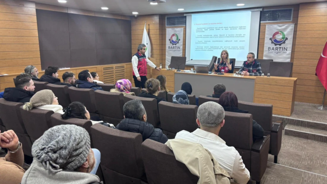 Bartın’da 201 Gıda Çalışanı Hijyen Sertifikası Aldı