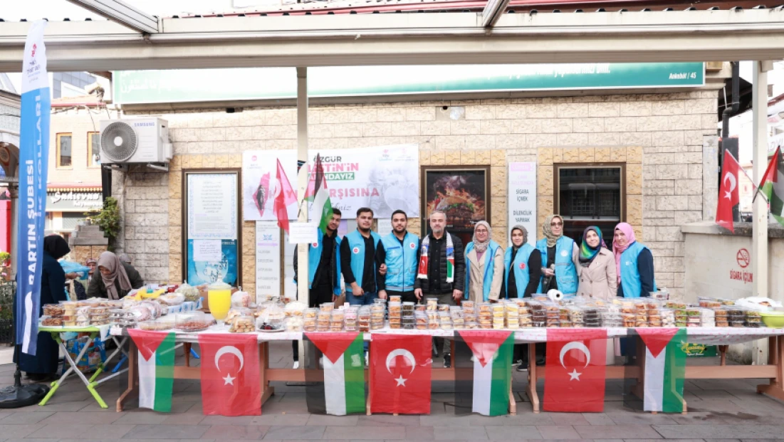 Bartın’da Filistin İçin Kardeşlik Çarşısı