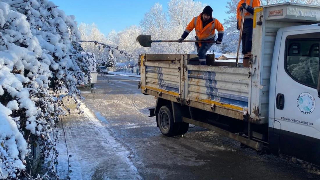 Bartın’da Kar Tedbirleri
