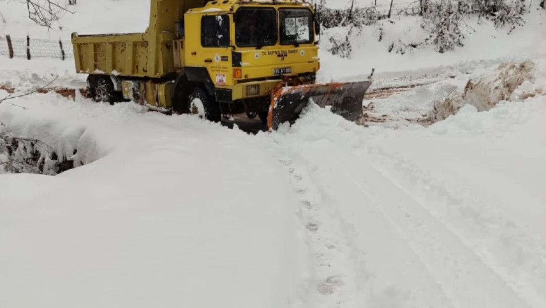 Bartın’da Karla Mücadele Seferberliği