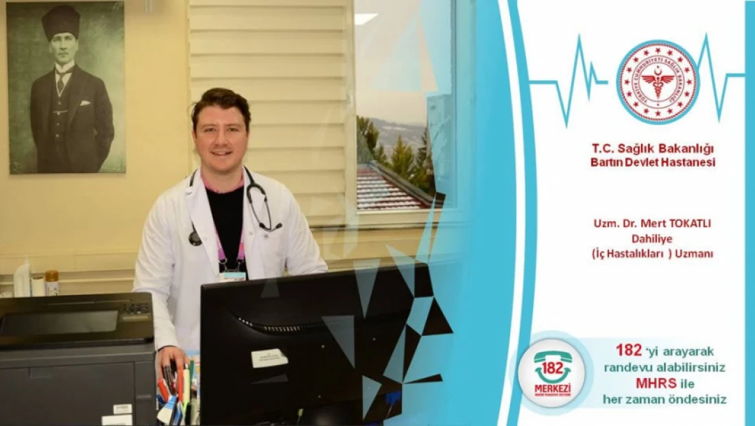 Bartın Devlet Hastanesi’ne Yeni Dahiliye Uzmanı