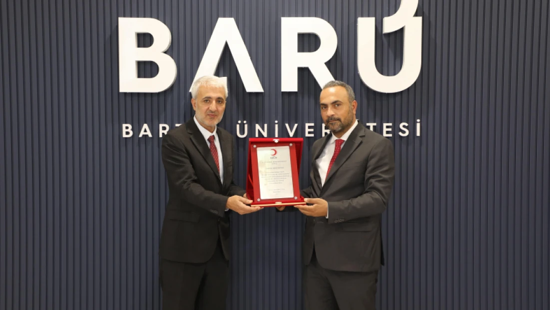 BARÜ’nün Kan Bağışı Desteği Gümüş Madalya ile Taçlandı