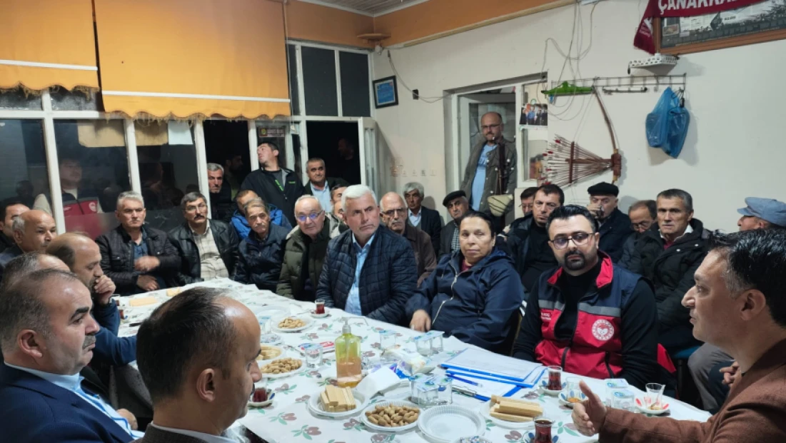 Çakırdemirci’de Gece Eğitimi ve Ortak Akıl Toplantısı