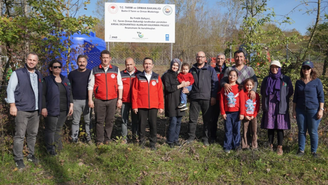 Genç Çiftçiye Devlet Desteğiyle Fındık Bahçesi Kuruldu