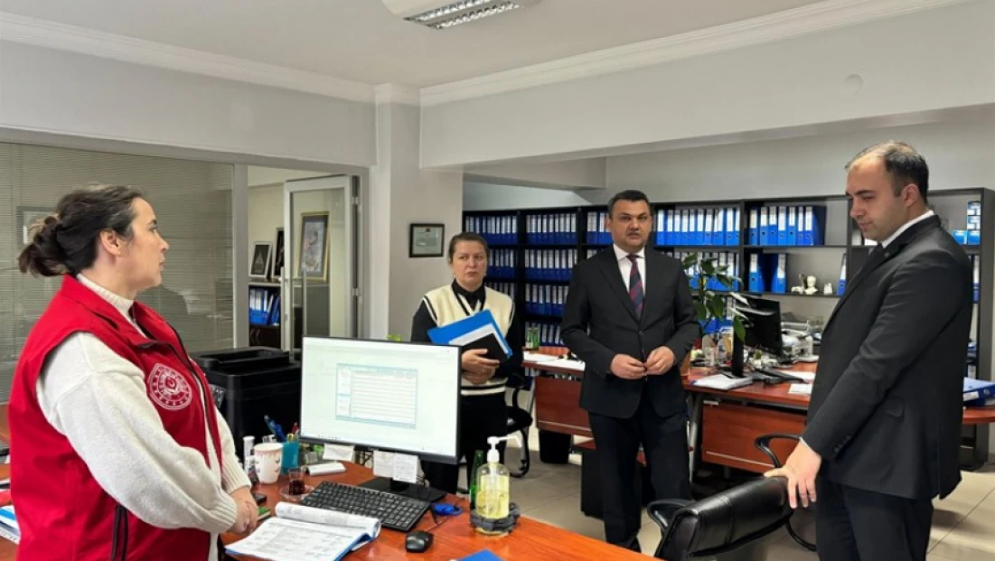 Kaymakam Kadiroğlu’ndan Kurumlara Yerinde Denetim