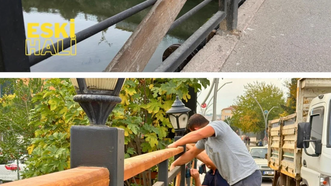 Tarihi Köprü Daha Estetik ve Güvenli Hale Getirildi