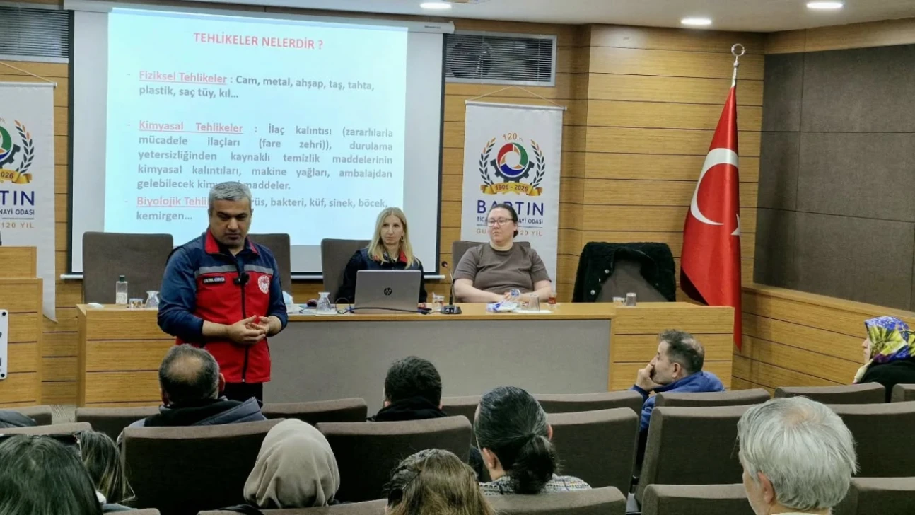 Bartın'da 225 Gıda Personeline Hijyen Sertifikası