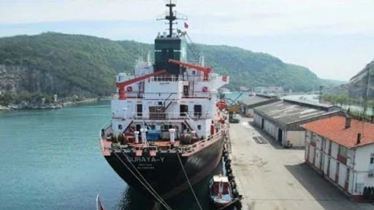 Bartın Limanı'nda toplam 1 milyon 423 bin 958 ton yük elleçlendi