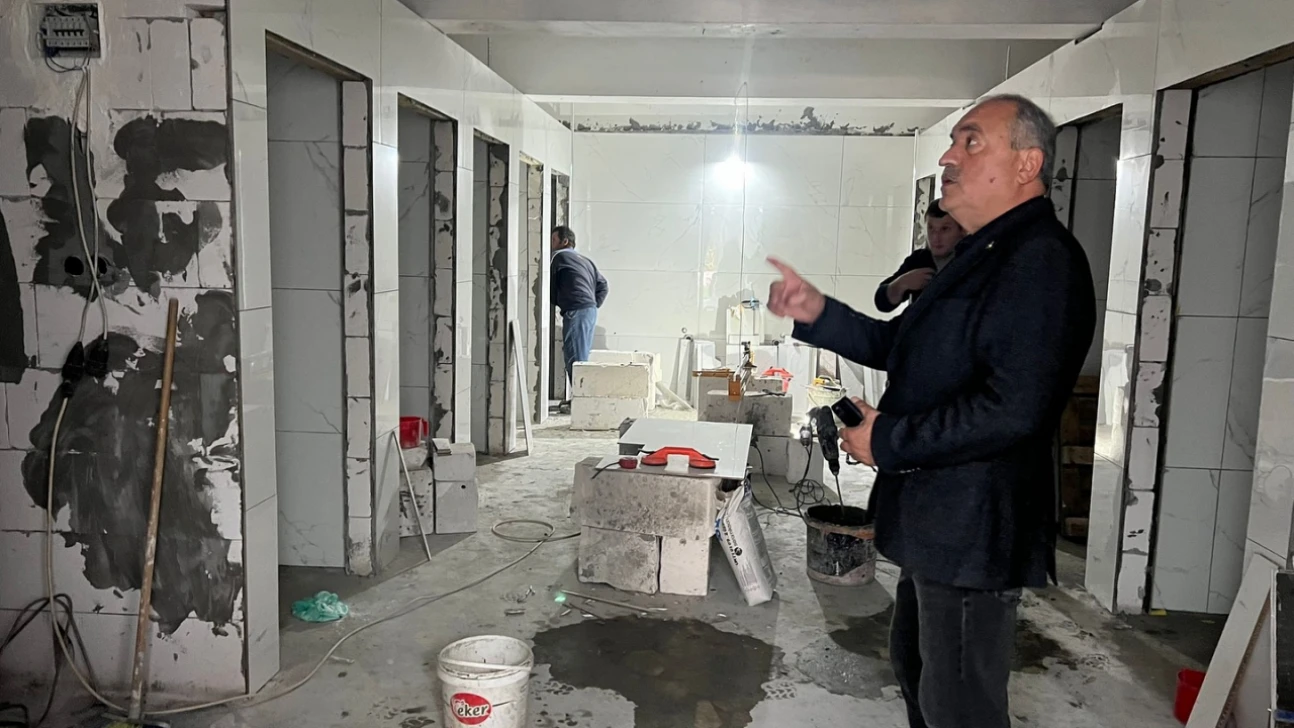 Başkan Uzun Çalışmaları Yerinde İnceledi