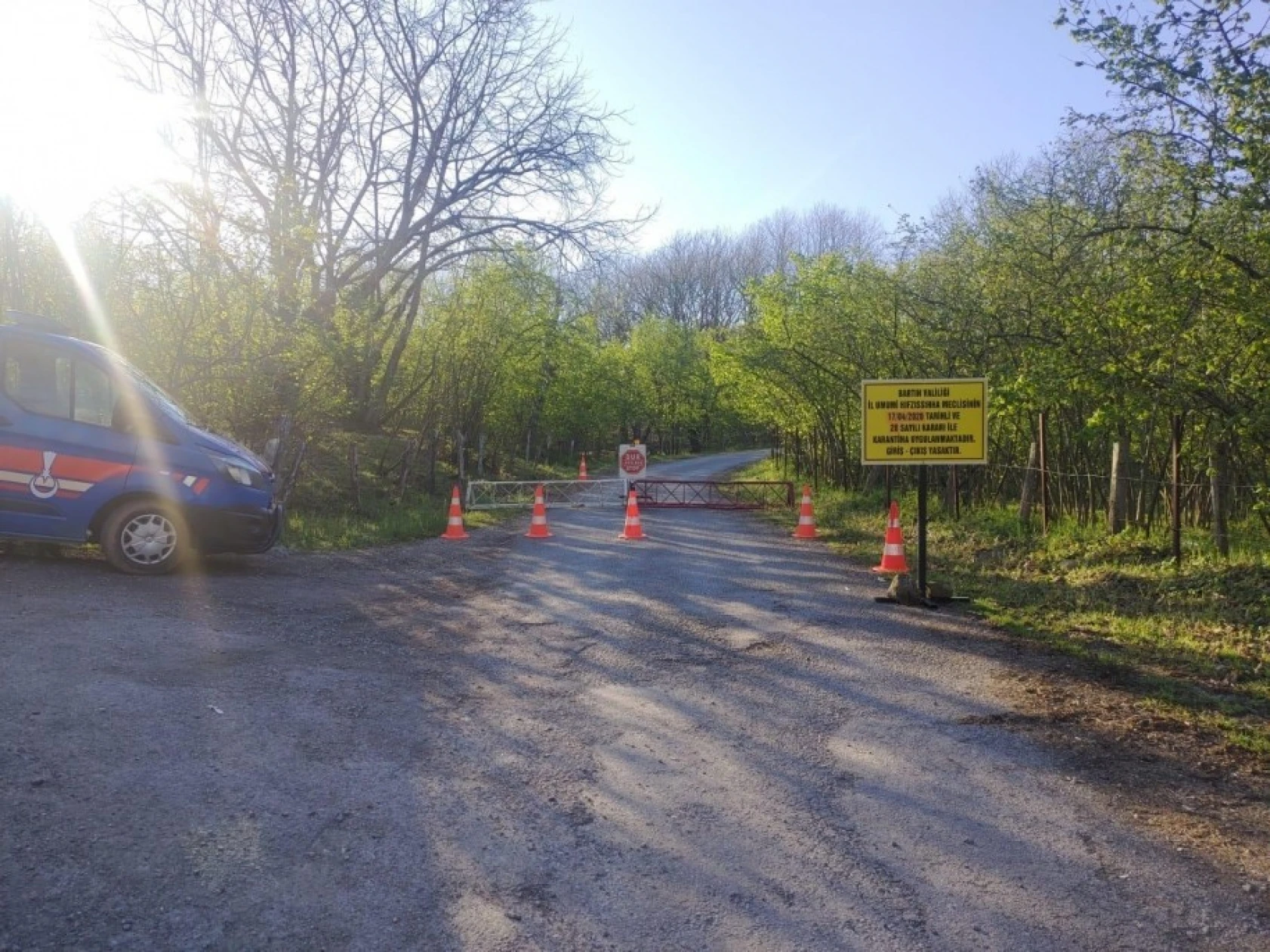 Bartın evinde kalıyor