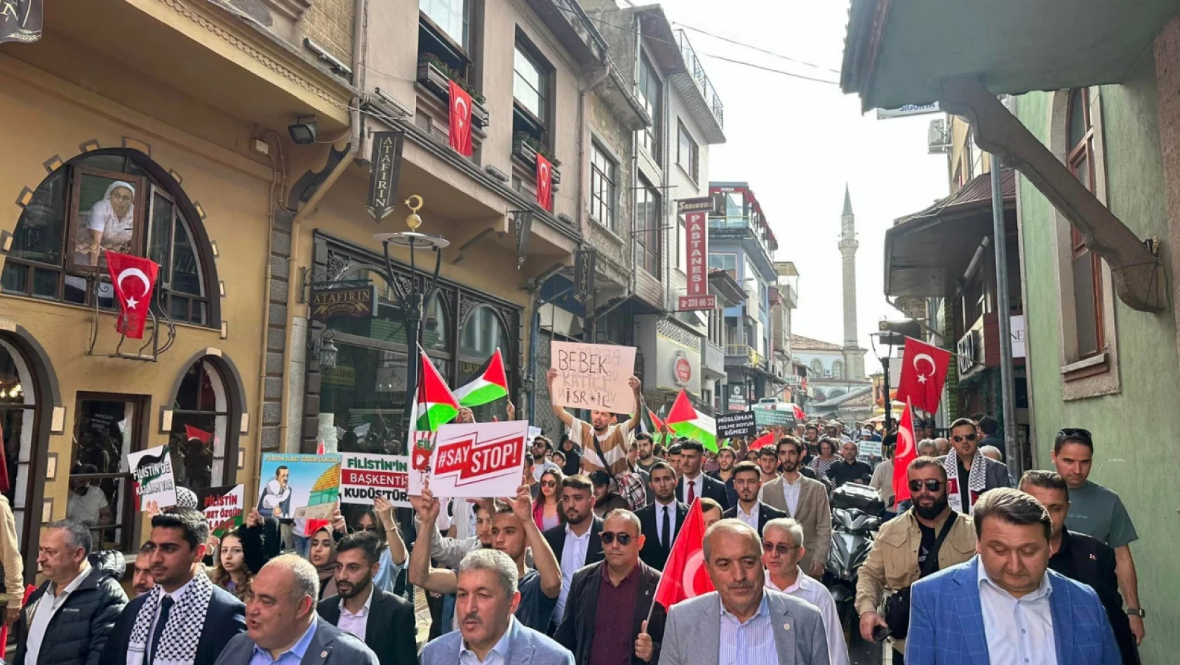 AK Partili Gençlerden İsrail protestosu