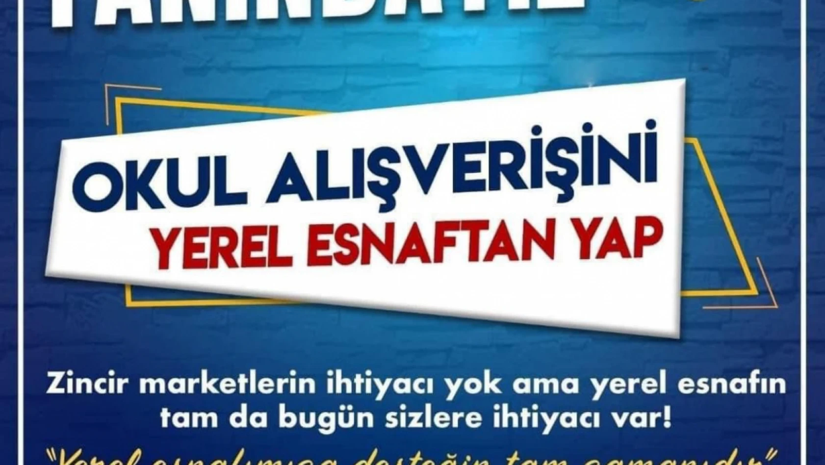 Akdeniz 'Okul alışverişini yerli esnafımızdan yapın'