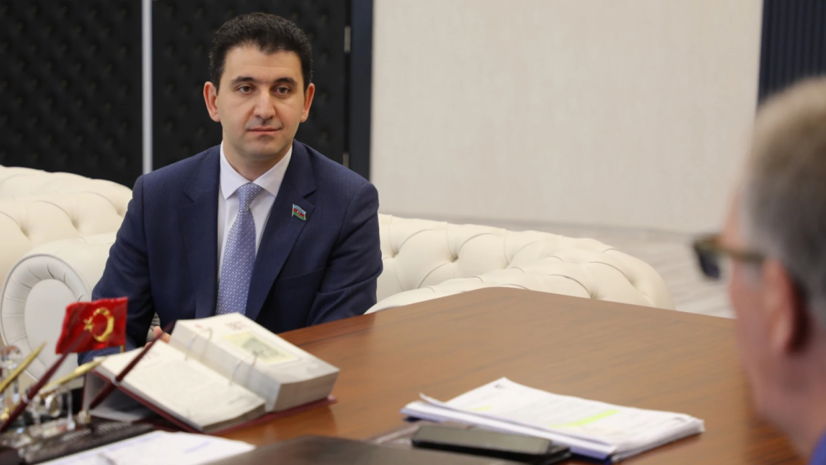 Azerbaycan Milletvekilinden Uzun'a ziyaret