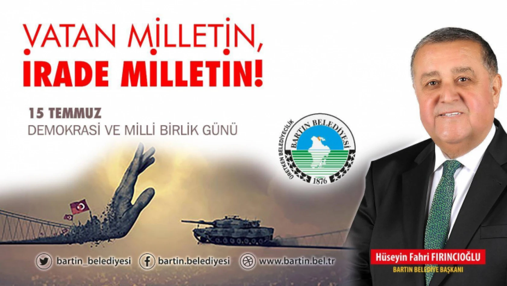 BAŞKAN FIRINCIOĞLU 'VATAN MİLLETİN İRADE MİLLETİN'