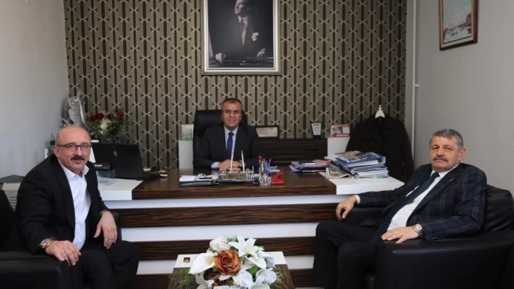 Başkan Metin Çetin'i ziyaret etti