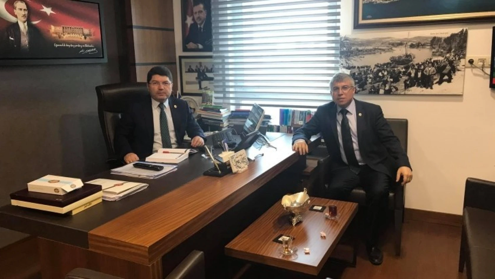 Belediye Başkanlarından Tunç'a Meclis ziyareti