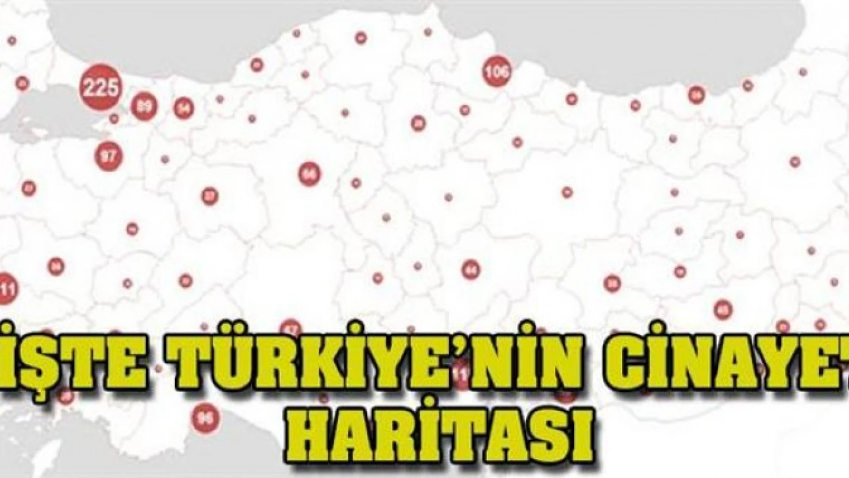 Umut Vakfı Türkiye'nin cinayet haritasını yayınladı