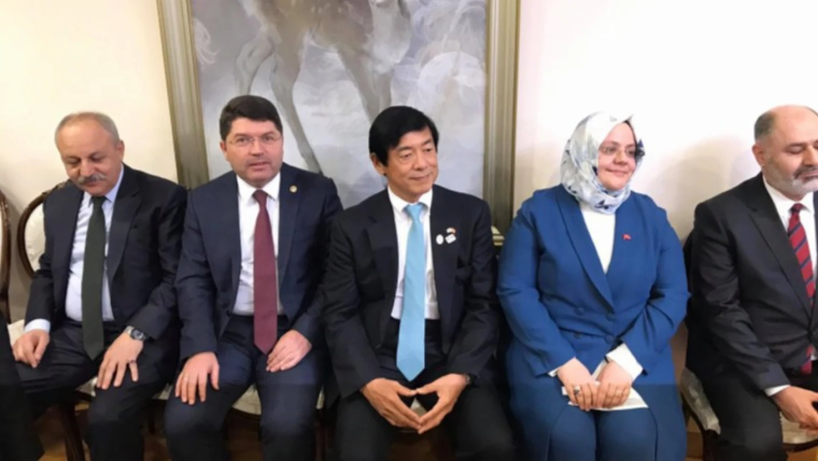Tunç,  Japonya Büyükelçiliği'nde resepsiyona katıldı