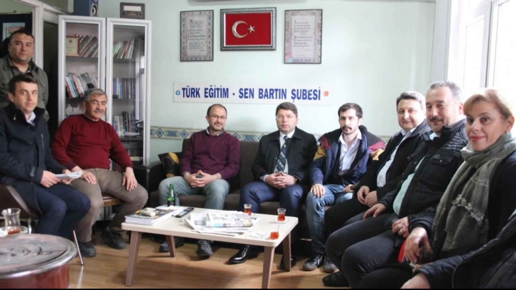 Tunç'tan Türk Eğitim-Sen'e ziyaret