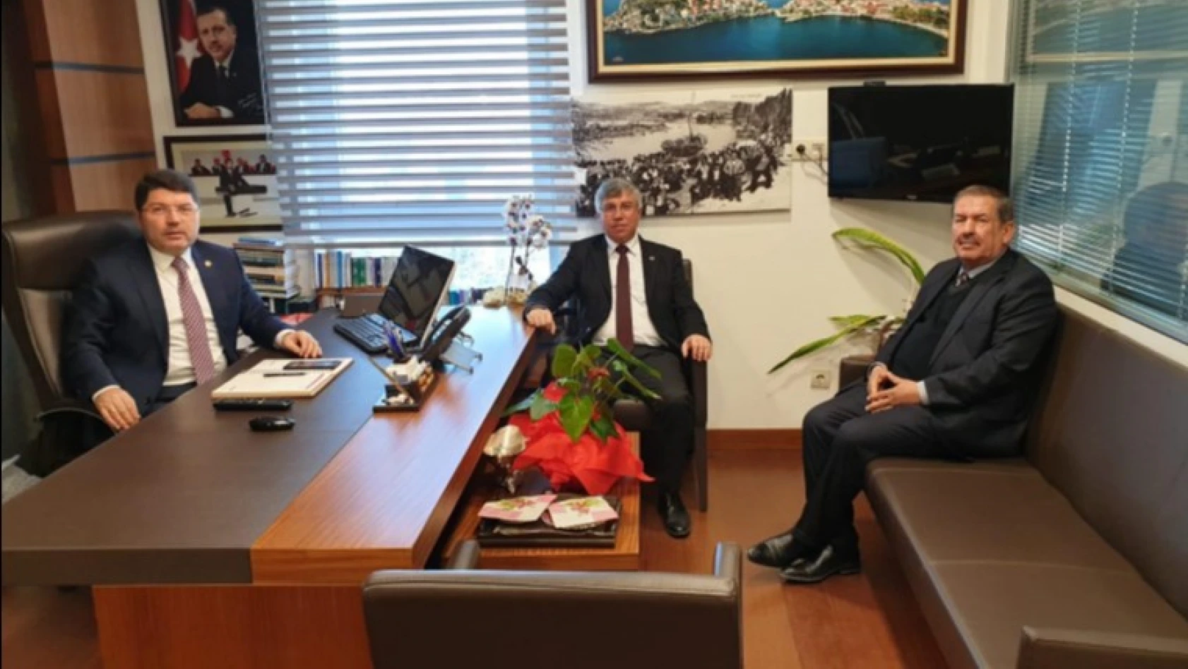 Belediye Başkanlarından Tunç'a Meclis ziyareti