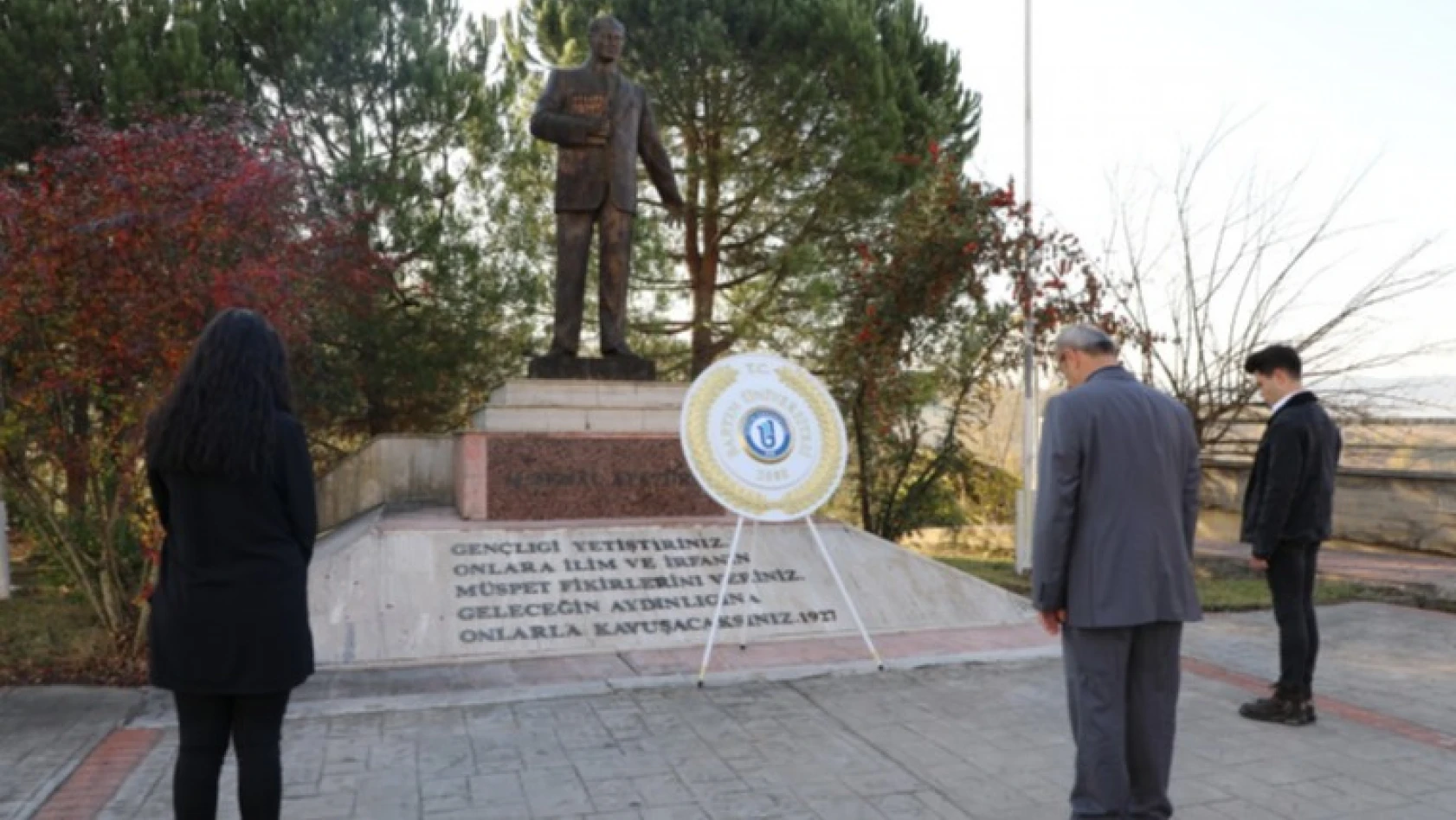 Bartın Üniversitesi Atatürk'ü andı