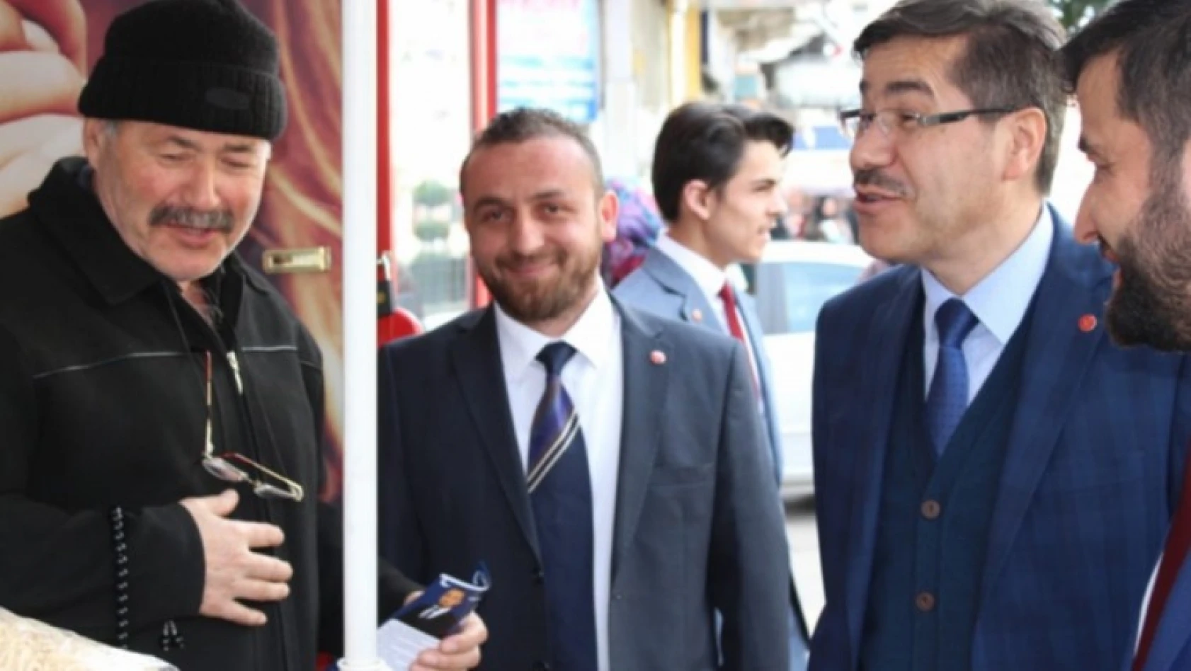 Saadet Partisi, Kozcağız'da seçim çalışmalarına devam ediyor