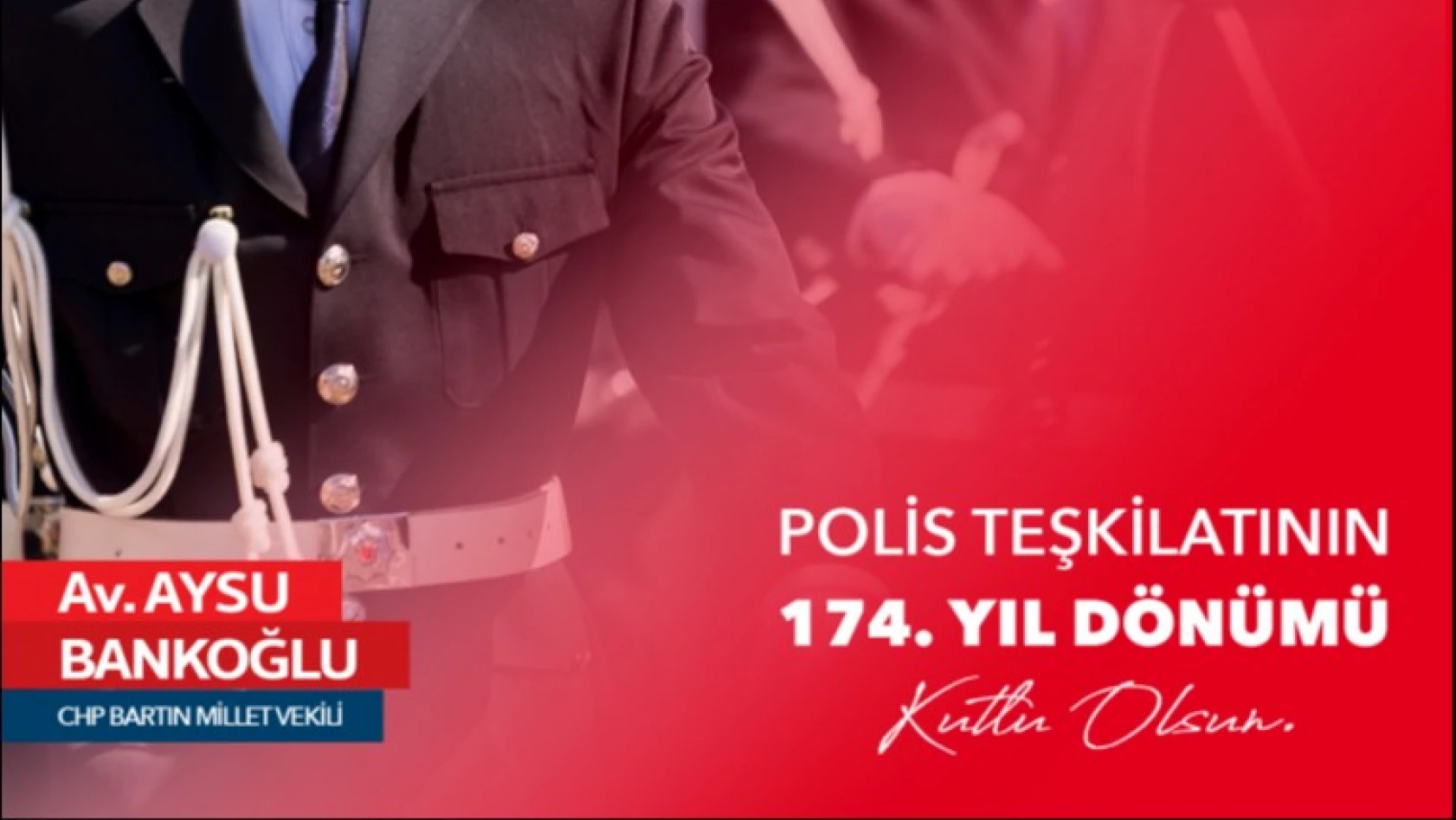 Bankoğlu, polis teşkilatının kuruluşunu kutladı