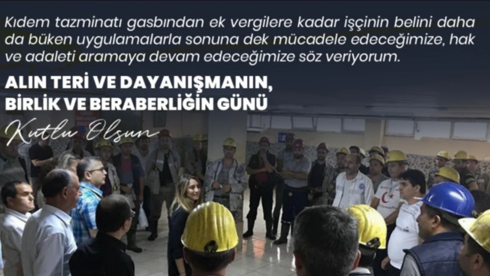 Bankoğlu 1 Mayıs İşçi Bayramını kutladı