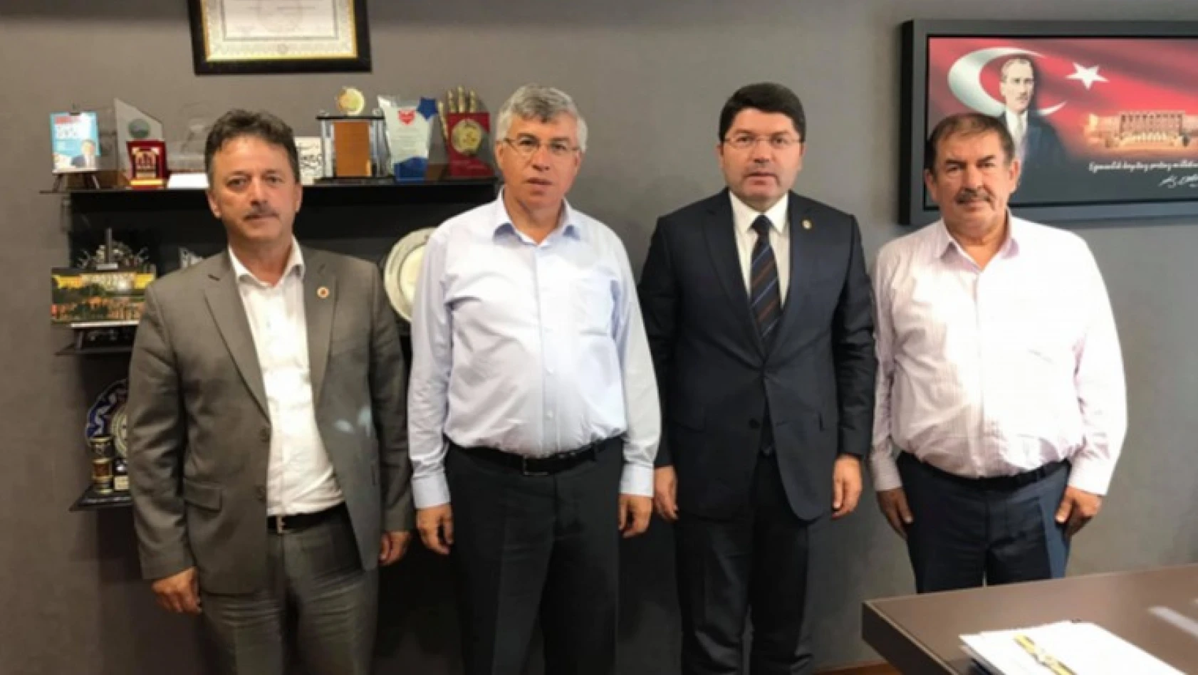 Belediye Başkanlarından Tunç'a meclis ziyareti
