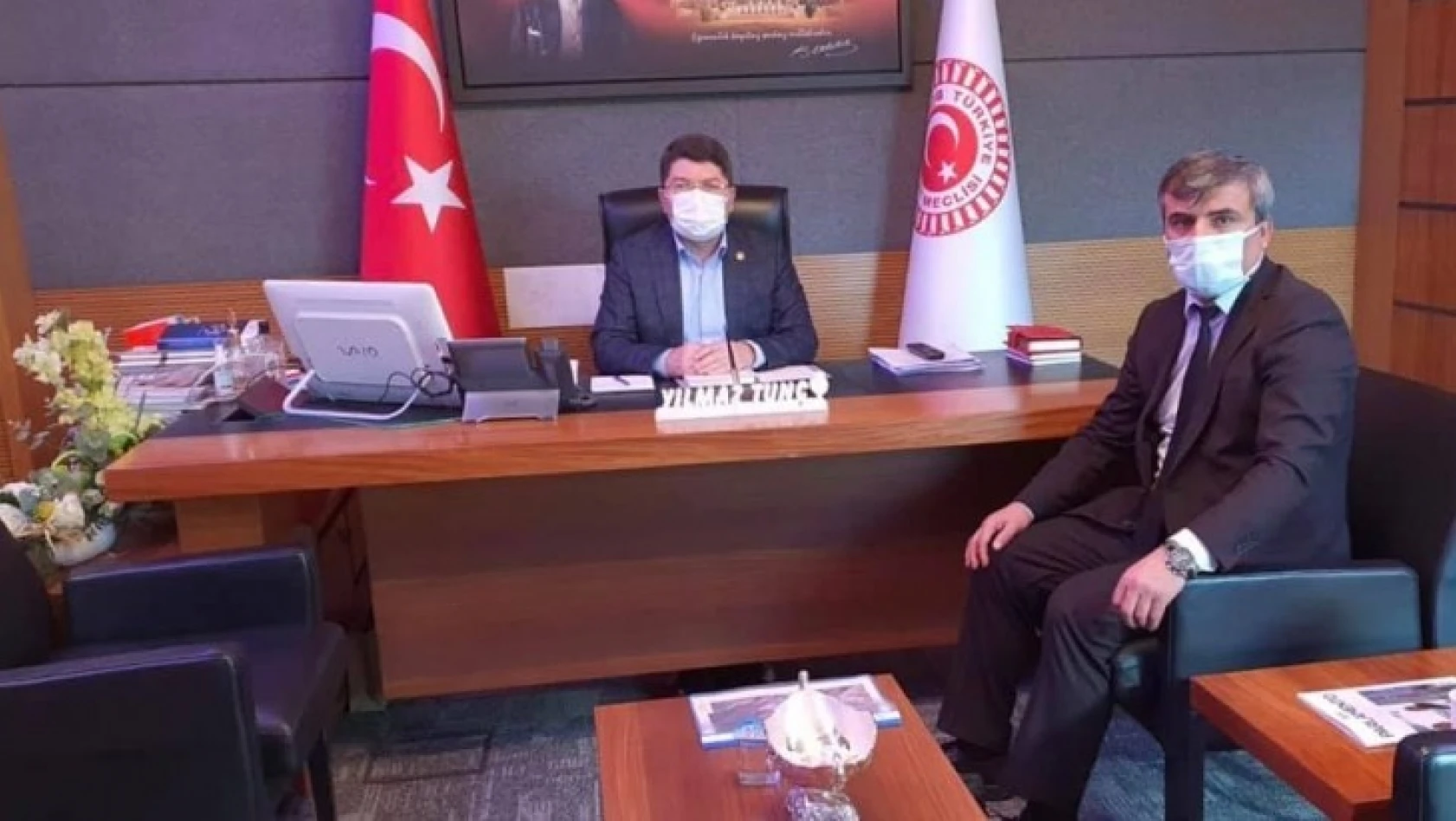 Kasapoğlu ve Özdemir'den Tunç'a Meclis ziyareti