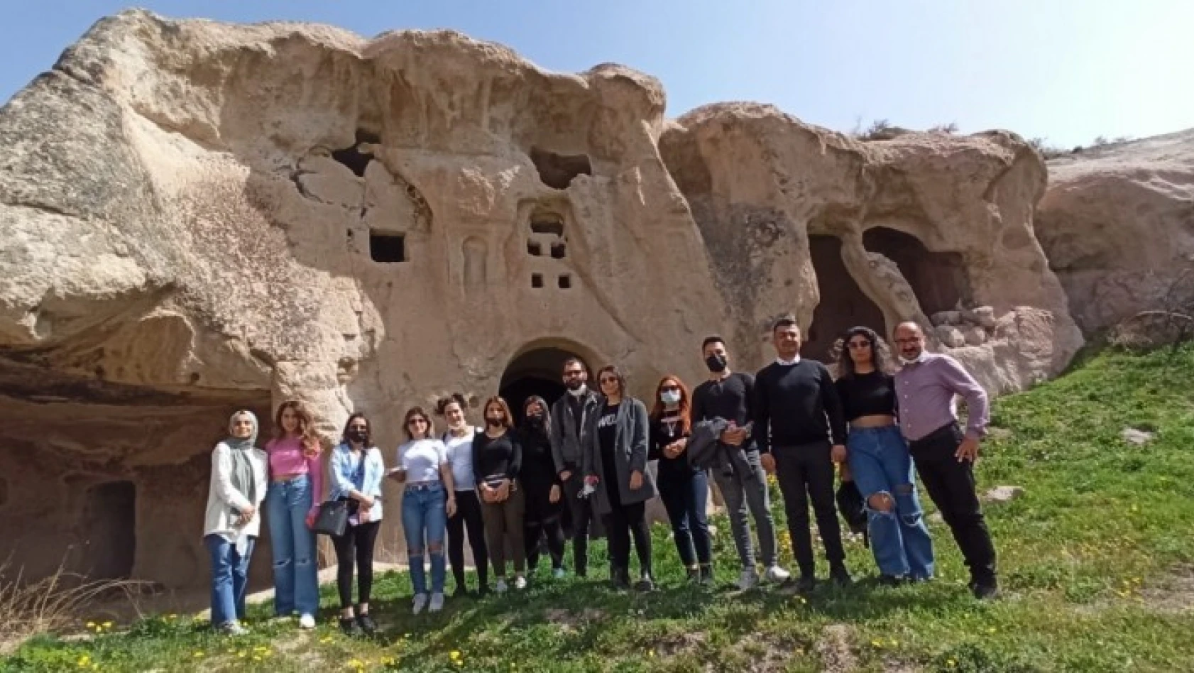 Öğrenciler, Nevşehir'de alan çalışmalarına katıldı