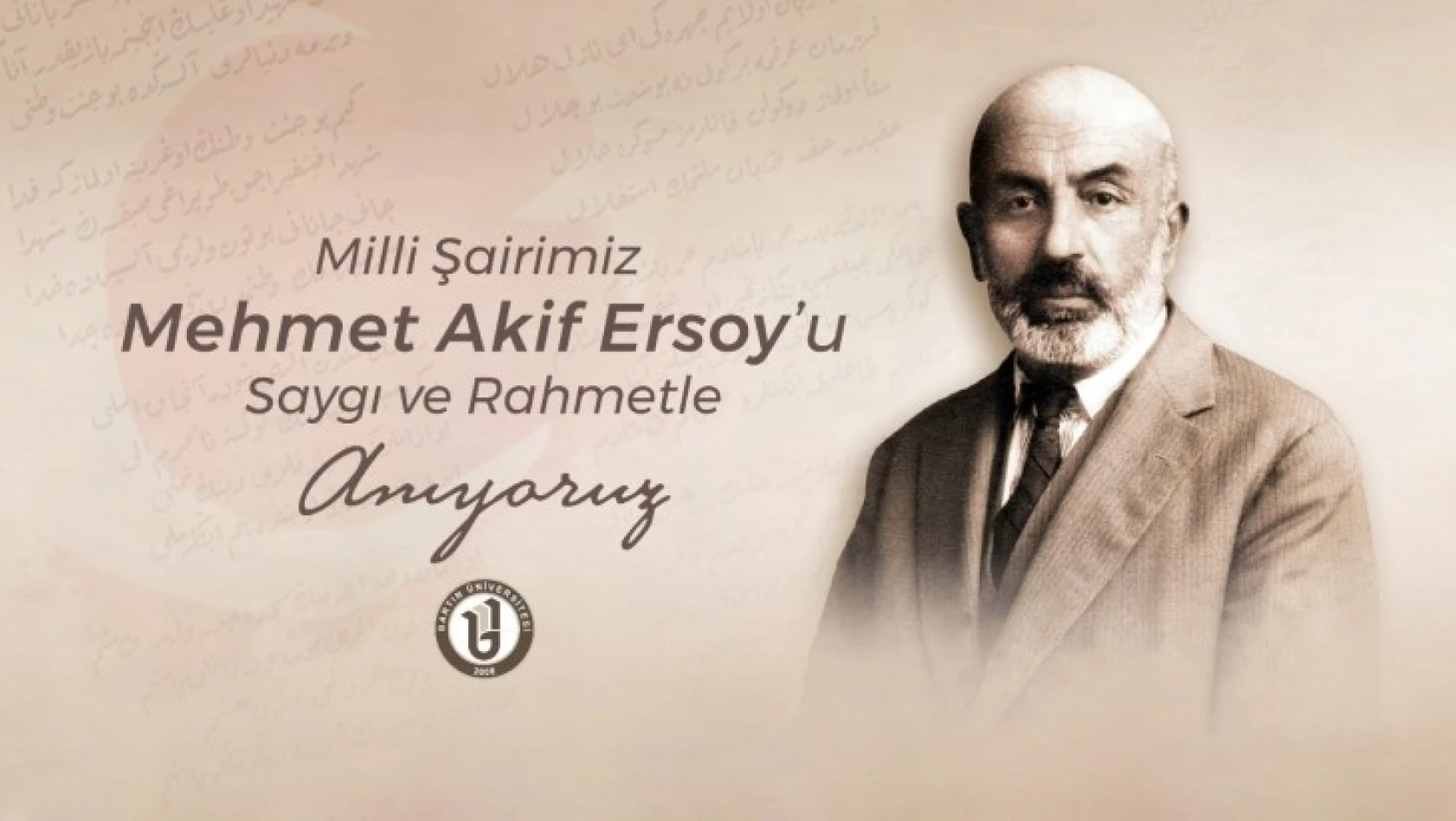 Uzun, Mehmet Akif Ersoy'u andı