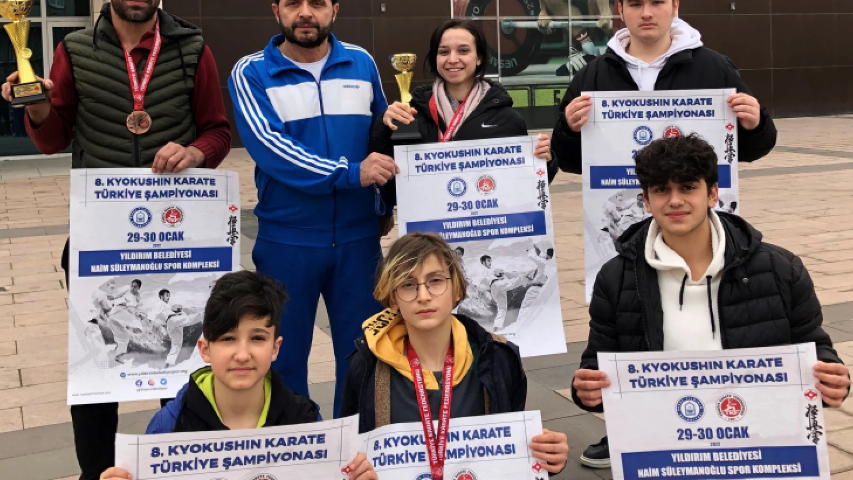 Vuruşlu Karate Türkiye Şampiyonasından 3 madalya
