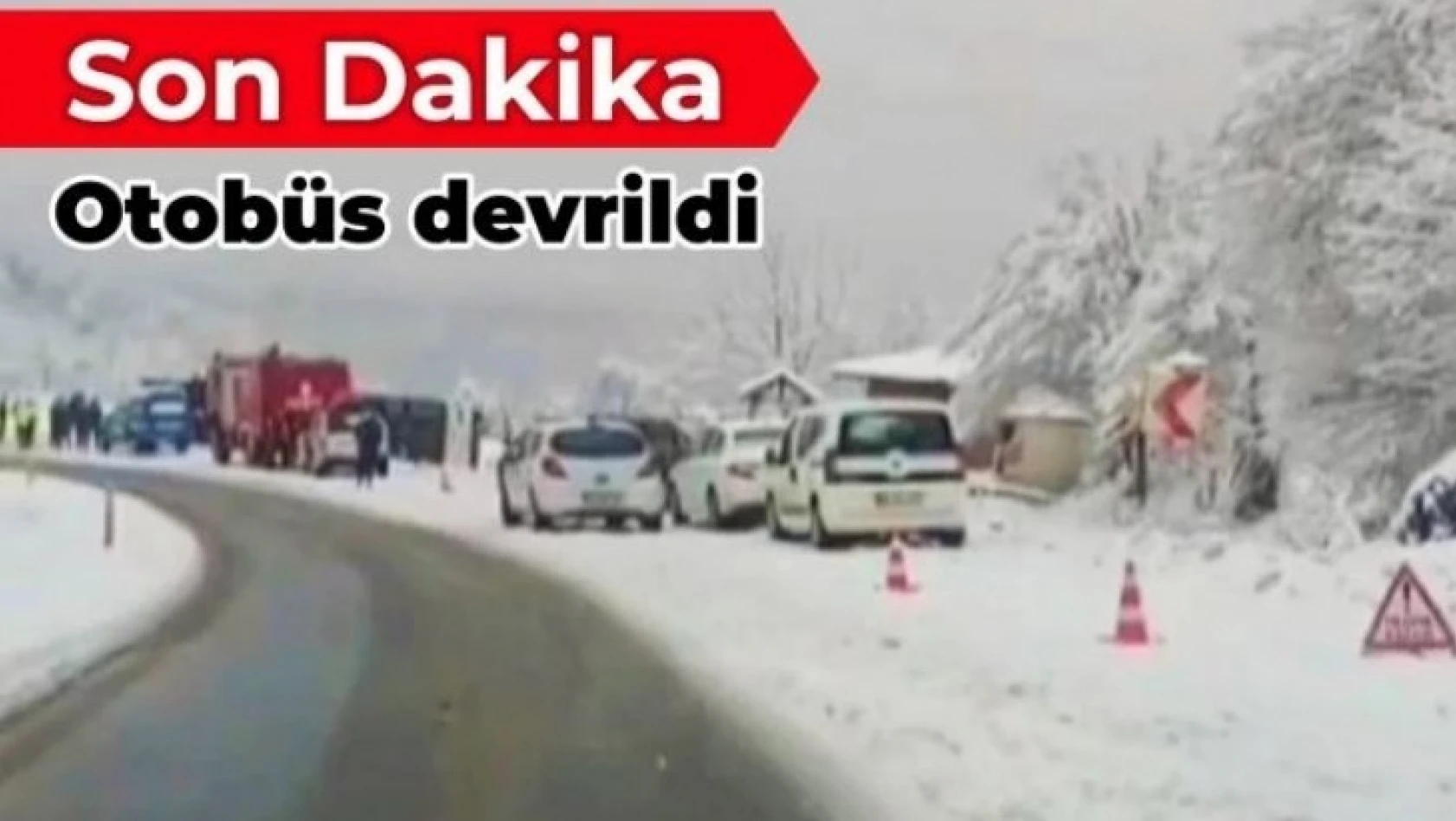 Zonguldak'ta otobüs kazası