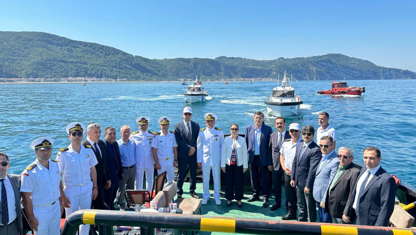 Bartın'da 1 Temmuz Denizcilik ve Kabotaj Bayramı'nın 98. Yıl Dönümü törenle kutlandı