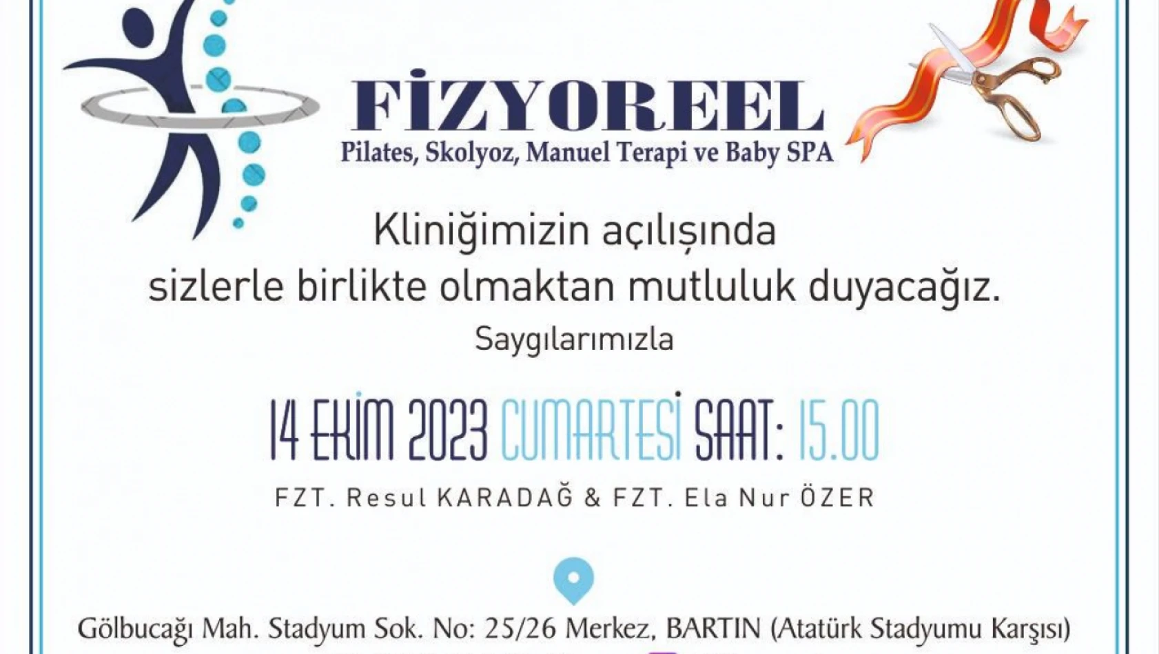 Fizyoreel ilk ve tek klinik olacak