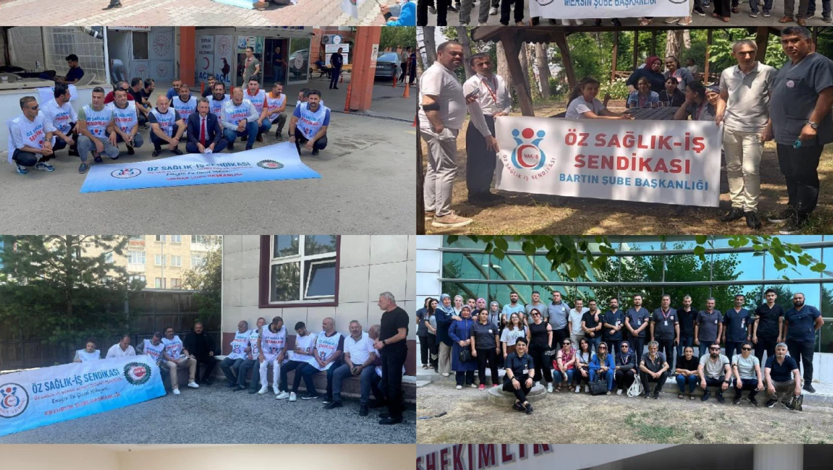 HAK-İŞ oturma eylemine başladı