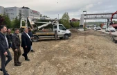 Aldatmaz kavşak projesini yerinde inceledi
