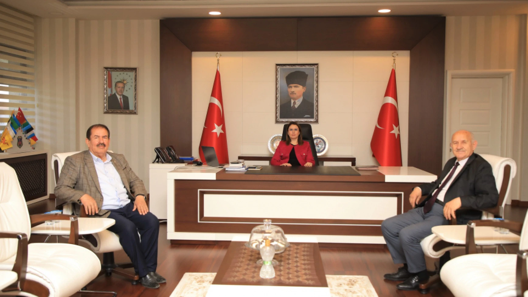 Belediye başkanlarından Arslan’a ziyaret