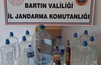 Amasra'da Kaçak Alkol Operasyonu