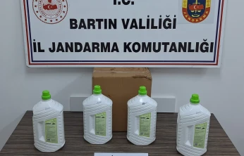 Amasra'da Kaçak Alkol Operasyonu