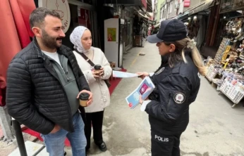 Amasra'da Kadına Şiddete Karşı KADES Bilgilendirmesi