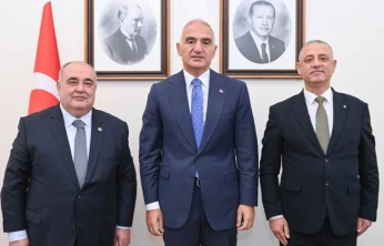 Amasra'nın turizm projeleri Kültür Bakanı Ersoy'a aktarıldı