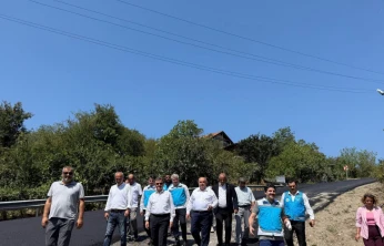 Amasra Yolunda Asfalt Çalışmaları Tamamlandı