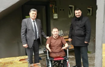 Engelli Vatandaşa Yeni Akülü Sandalye Desteği